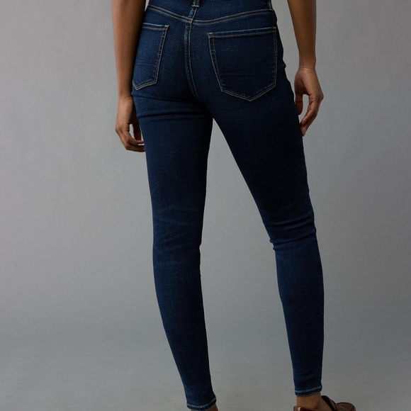 Women's Blue Skinny Jeans - Picture 2 of 4